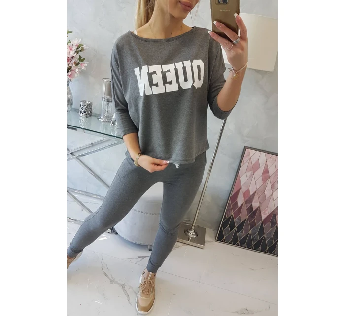 Queen tištěná sada grafit Queen tištěná sada grafit