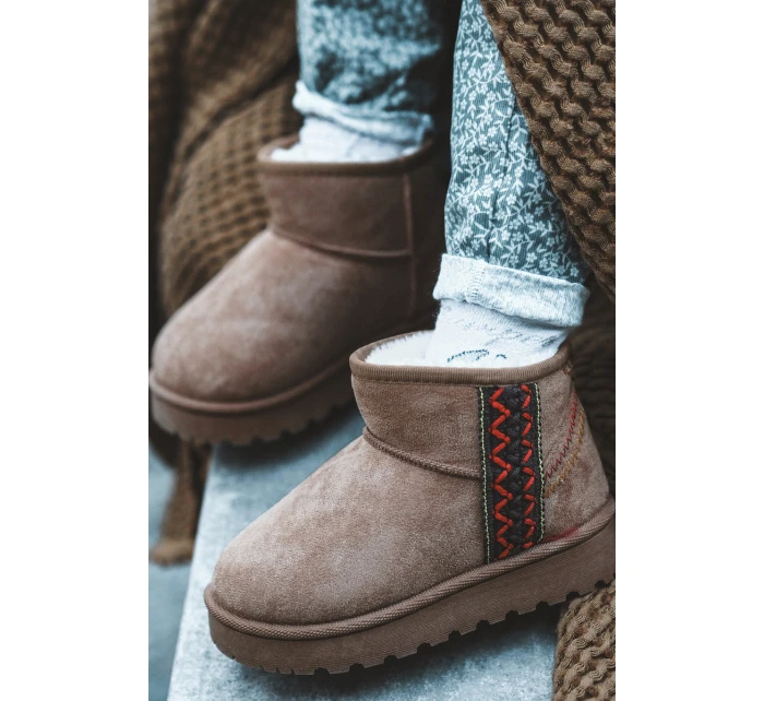 Dětské zateplené sněhule Camel Leonora Dětské zateplené sněhule Camel Leonora