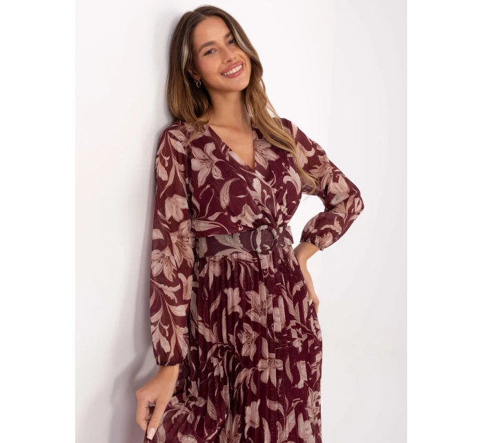 Šaty IT SK 11389 1.28P bordó Šaty IT SK 11389 1.28P bordó