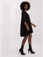 Šaty RV SK model 16328028 černá - FPrice Šaty RV SK model 16328028 černá - FPrice