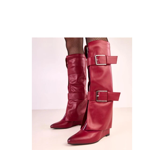 Kozačky na klínech  model 220244 Solea