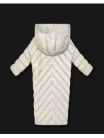 Zimní bunda netopýřího typu v barvě ecru Minority (P3-6026-12)