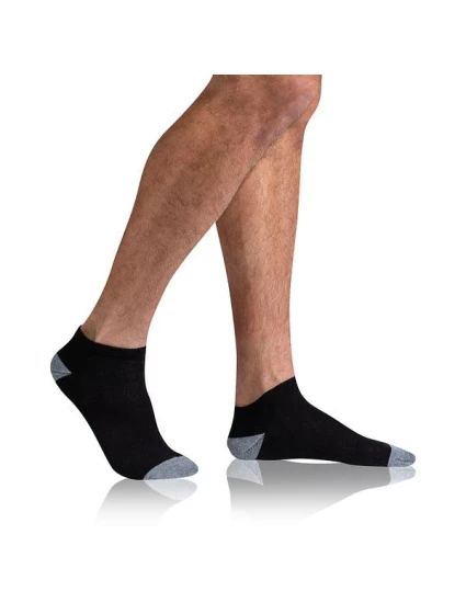 Pánské kotníkové ponožky 3 páry SPORT MEN IN-SHOE 3x - BELLINDA - černá