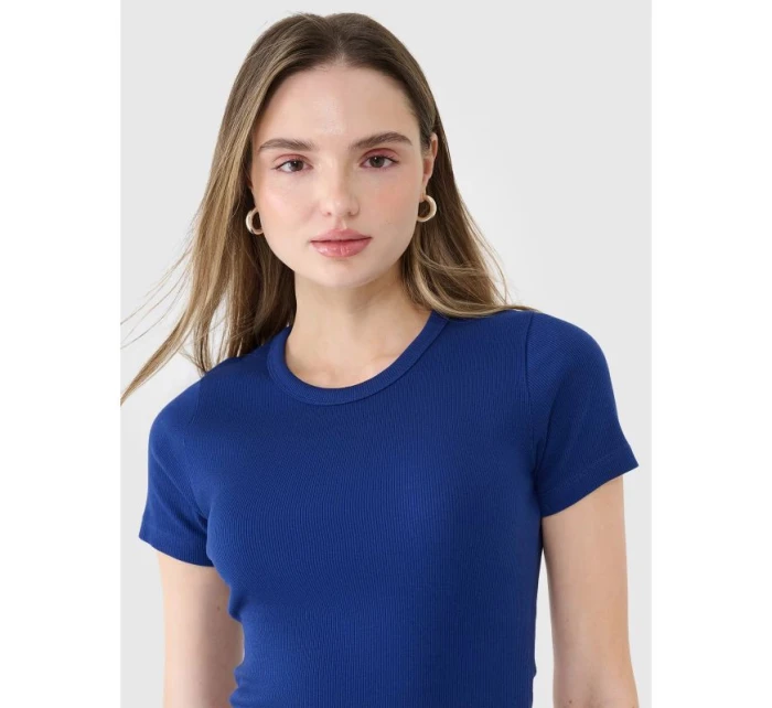 Dámské žebrované tričko model 21433280 - 4F Dámské žebrované tričko model 21433280 - 4F