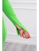 Šaty se zlatým řetízkem zelené neonové Šaty se zlatým řetízkem zelené neonové