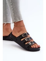 Dámské gumové pantofle model 21661679 Černé - Zaxy
