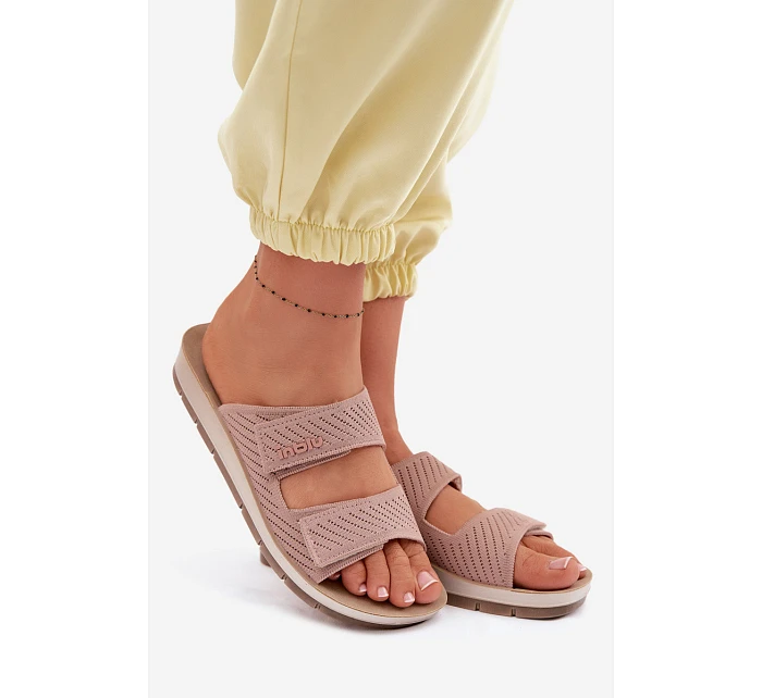 Dámské pantofle Růžové model 22094881 - Inblu Dámské pantofle Růžové model 22094881 - Inblu