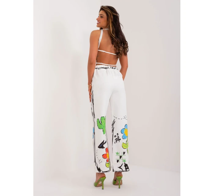 Spodnie DHJ SP model 20113124 ecru - FPrice