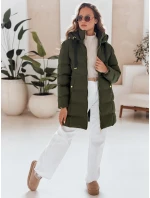 Dámská zimní bunda s kapucí GABRIELLE zelená FashionStreet TY4364