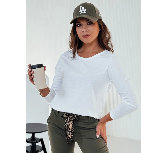 MINIMODA dámská halenka s přívěskem v jedné velikosti bílá FashionStreet RY2679