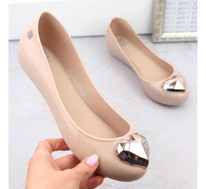 Pohodlné baleríny Zaxy W INT2007A nude Pohodlné baleríny Zaxy W INT2007A nude