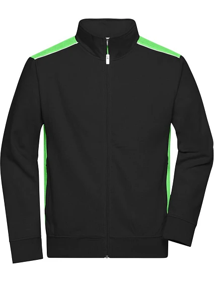 Daiber JN 870 Pánská pracovní mikina - Color 02.0870 black/lime green Daiber JN 870 Pánská pracovní mikina - Color 02.0870 black/lime green