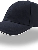 Atlantis Headwear Liberty Sandwich 6 panelová kšiltovka "Liberty Sandwich" 33.0005 navy/white