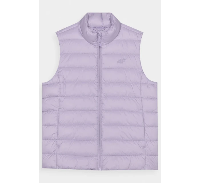 Dámský Bezrukávník Pevný S Límcem 4F Fialový 4FWAW24TVJAF139-52S Dámský Bezrukávník Pevný S Límcem 4F Fialový 4FWAW24TVJAF139-52S