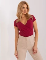 T shirt RV TS model 19394517 bordowy - FPrice