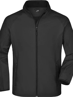Daiber JN 1130 Pánská 2-vrstvá promo softshellová bunda 02.1130 black/black