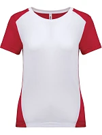 Kariban ProAct PA 4015 Dámské kontrastní sportovní tričko 20.4015 white/red Kariban ProAct PA 4015 Dámské kontrastní sportovní tričko 20.4015 white/red