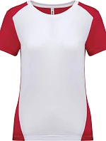 Kariban ProAct PA 4015 Dámské kontrastní sportovní tričko 20.4015 white/red