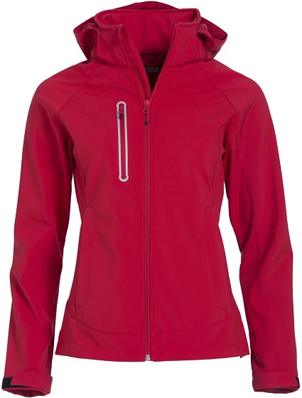 Clique Milford Jacket Women Dámská 3-vrstvá softshellová bunda 67.0928 red Clique Milford Jacket Women Dámská 3-vrstvá softshellová bunda 67.0928 red