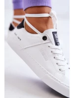 Kožené tenisky Big Star JJ274211 bílé a Černá