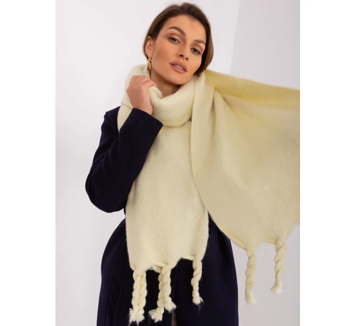 Szalik AT SZ model 19309752 jasny żółty - FPrice