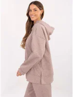 Bluza DHJ BL model 20857350 ciemny bezowy - FPrice Bluza DHJ BL model 20857350 ciemny bezowy - FPrice