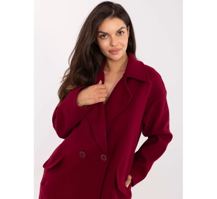 Płaszcz IT PL model 21302404 bordowy - FPrice