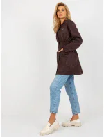 Dámský kabát LK PL  tmavě hnědá  model 18171336 - FPrice