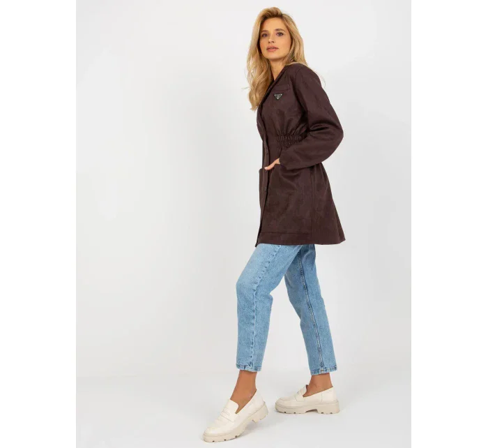 Dámský kabát LK PL  tmavě hnědá  model 18171336 - FPrice