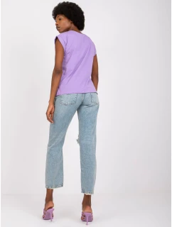 T shirt RV TS model 21207165 fioletowy - FPrice