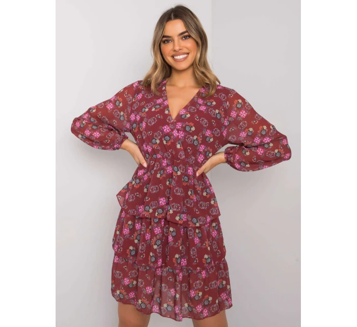 WN SK 21049 šaty.38X kaštanová