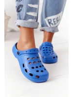 Dámské Nazouváky Modré Pěnové Crocsy EVA Dámské Nazouváky Modré Pěnové Crocsy EVA