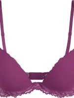 Dámské podprsenka LIFT DEMI 000QF6394EVID fialová - Calvin Klein