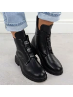 Dámská kotníková zateplená obuv W MR2501-4 JEZ454A Černá - Jezzi Dámská kotníková zateplená obuv W MR2501-4 JEZ454A Černá - Jezzi