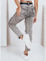 Dámské push up džíny s dírami šedé FashionStreet UY2780