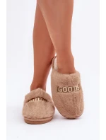 Dámské Pantofle S Kožíškem A Hnědé model 21681753 - Boto Dámské Pantofle S Kožíškem A Hnědé model 21681753 - Boto