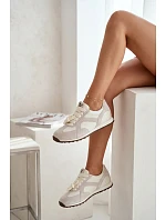 Semišové Dámské Tenisky model 22073044 Šedé - VINCEZA