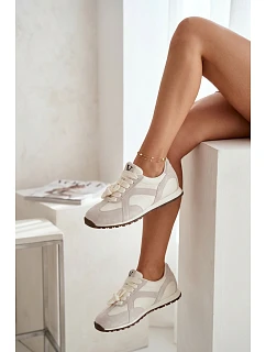 Semišové Dámské Tenisky model 22073044 Šedé - VINCEZA