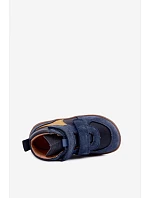 Dětská barefoot obuv z semišové kůže FRODDO G2110157 Tmavě modrá Dětská barefoot obuv z semišové kůže FRODDO G2110157 Tmavě modrá