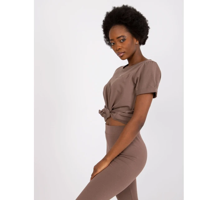 Tričko RV TS 4838.73P hnědá