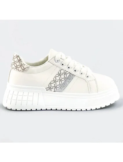 Bílé tenisky sneakers s podrážkou model 17280971 - Mix Feel Bílé tenisky sneakers s podrážkou model 17280971 - Mix Feel