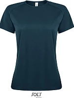SOL'S Sporty Women Dámské raglánové sportovní tričko 25.1159 petroleum blue