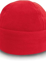 Result Headwear RC 141X Fleecová čepice s širokou manžetou 28.141X red