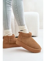 Dámské Velurové Sněhule Na Platformě Camel model 21670462 - Boto Dámské Velurové Sněhule Na Platformě Camel model 21670462 - Boto