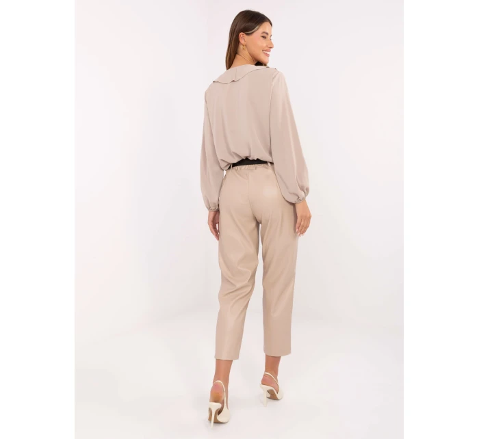 Spodnie IT SP model 21426982 beżowy - FPrice Spodnie IT SP model 21426982 beżowy - FPrice