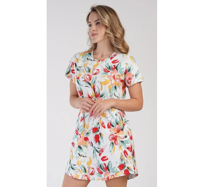 Dámská noční košile s krátkým rukávem model 19527444 - Vienetta