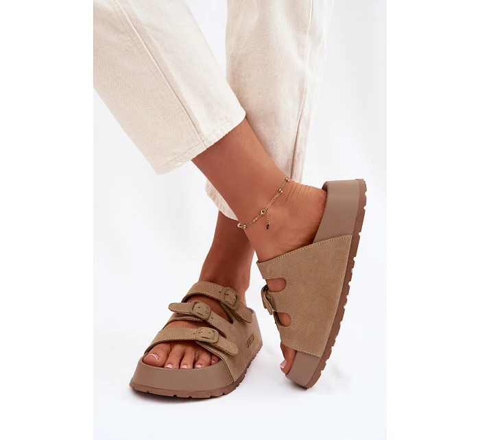 Klapky na platformě model 226349 Step in style