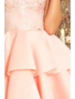šaty s krajkovým výstřihem a  ROSE model 21883637 - numoco