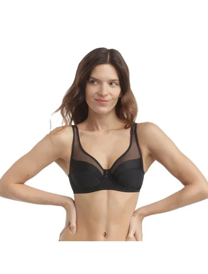 Dámská podprsenka s kosticemi DIM GENEROUS CLASSIC BRA - DIM - černá Dámská podprsenka s kosticemi DIM GENEROUS CLASSIC BRA - DIM - černá