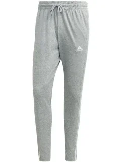 Kalhoty adidas Essentials Single Jersey Tapered Open Hem 3-Stripes M IC0046